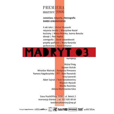 Dariusz Lewandowski - Reżyser Choreograf - Madryt 03